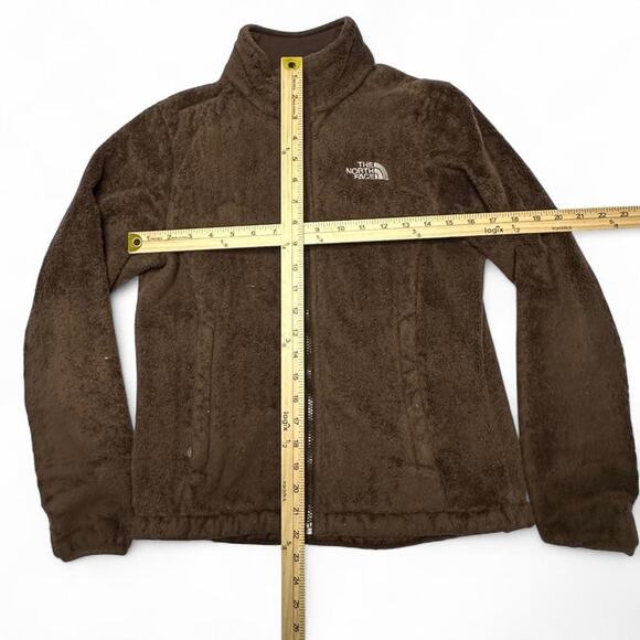 The North Face Women’s Brown Zip Up Fleece Jacket Size Small - Picture 3 of 4